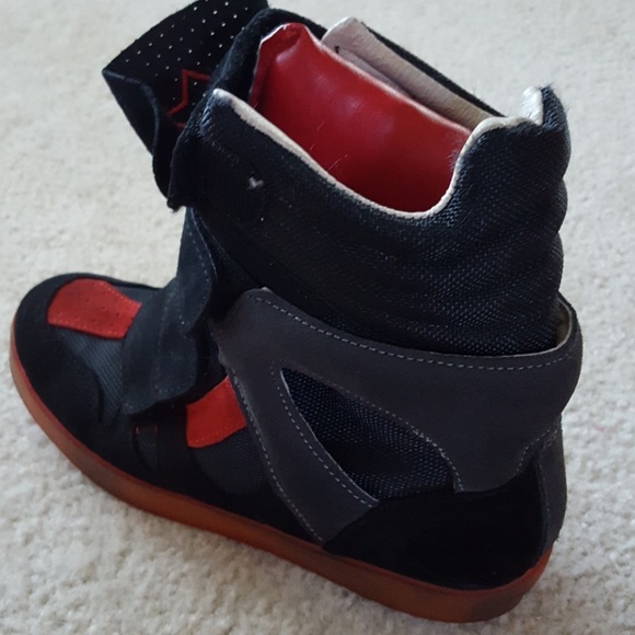 NIB Ishikawa Hidden Heel Hi Tops - Picture 5 of 8